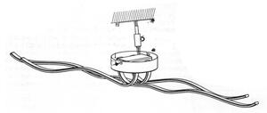 Eglo 31996 - LED Лампа за таван RONCADE LED/40W/230V