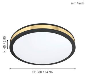 Eglo 99407 - LED Лампа за таван PESCAITO LED/24W/230V