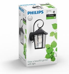 Philips 17236/30/PN - Екстериорна лампа MYGARDEN BUZZARD 1xE27/60W/230V IP44