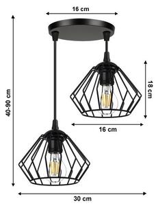 Висящ полилей CEED 2xE27/60W/230V