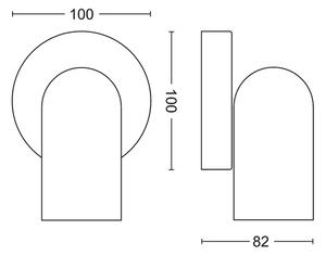Philips 50581/31/PN - Точково осветително тяло MYLIVING PONGEE 1xGU10/5,5W/230V