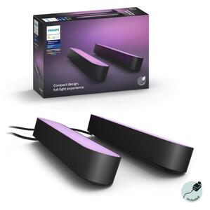 Philips - К-кт 2 бр. LED RGB Димируема настолна лампа Hue PLAY DPACK WACA 6W/230V