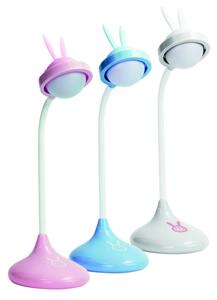 LED Детска сензорна лампа RABBIT LED/0,4W/5V 3000/6500K синя + USB