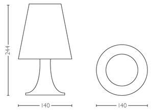 Philips 71795/90/16 - LED Детска настолна лампа DISNEY DORY LED/2,3W/230V