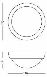 Philips 17304/30/16 - LED външно осветително тяло MYGARDEN EAGLE LED/3,5W IP44
