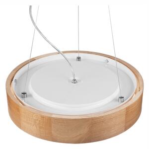 Висящ полилей OAK 2xE27/60W/230V дъб Ø 37 см