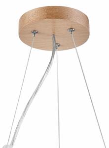 Висящ полилей OAK 2xE27/60W/230V дъб Ø 37 см