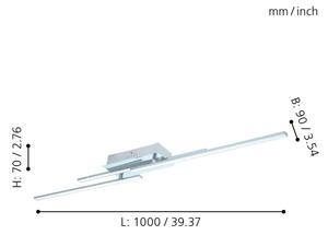 Eglo 96316 - LED Лампа за таван PARRI 3xLED/6W/230V