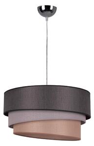 Duolla - Пендел TRIO 1xE27/40W/230V Ø 45 см антрацит/сив/кафяв