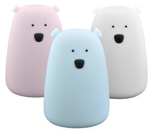 LED RGB детска сензорна лампа BEAR LED/0,8W/5V бяла + USB