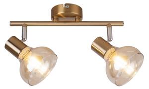 Rabalux 5547 - Точково осветително тяло HOLLY 2xE14/40W/230V златна