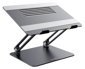 Поставка за лаптоп Nillkin ProDesk Adjustable Stand(57983106530), алуминий, от 11"(27,94 cm) до 17"(43,18 cm), гумирано покритие, черно/сребристо