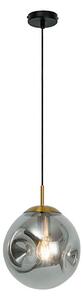 Подвесен полилей на кабел OSCAR, 1xE27/40W/230V, опушено черно
