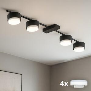Brilagi - LED RGB димируемо точково осветително тяло MONO 4xGX53/14W/230V Wi-Fi Tuya черно