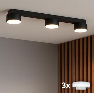 Brilagi - LED RGB димируемо точково осветително тяло MONO 3xGX53/14W/230V Wi-Fi Tuya черно