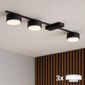 Brilagi - LED RGB димируемо точково осветително тяло MONO 3xGX53/14W/230V Wi-Fi Tuya черно