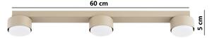 Brilagi - LED RGB димируемо точково осветително тяло MONO 3xGX53/14W/230V Wi-Fi Tuya бежово