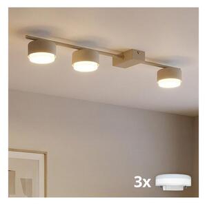 Brilagi - LED RGB димируемо точково осветително тяло MONO 3xGX53/14W/230V Wi-Fi Tuya бежово