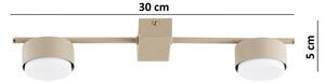 Brilagi - LED RGB димируемо точково осветително тяло MONO 2xGX53/14W/230V Wi-Fi Tuya бежово