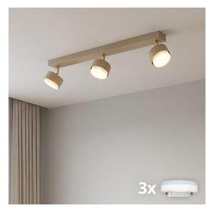 Brilagi - LED RGB димируемо точково осветително тяло MONO 3xGX53/14W/230V Wi-Fi Tuya бежово