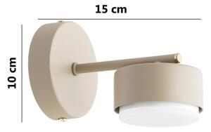 Brilagi - LED RGB димируема настенна лампа MONO 1xGX53/14W/230V Wi-Fi Tuya бежова
