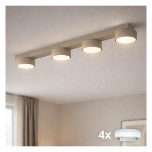 Brilagi - LED RGB димируемо точково осветително тяло MONO 4xGX53/14W/230V Wi-Fi Tuya бежово