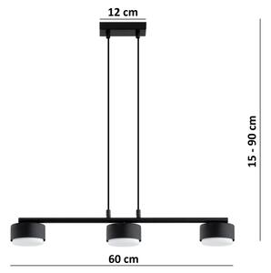 Brilagi - димируем LED RGB полилей на кабел MONO 3xGX53/14W/230V Wi-Fi Tuya черен