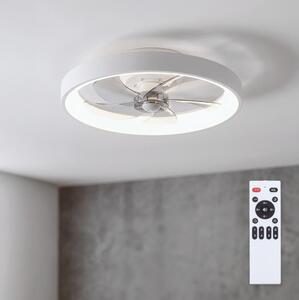 Brilagi - LED димируем таванен вентилатор LED/34W/230V Ø 50 см бял + дистанционно управление