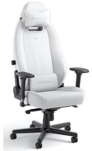 Геймърски стол noblechairs Legend White Edition (NBL-LGD-GER-WED), до 150kg, PU синтетична кожа, стоманена база, лумбална опора, бял
