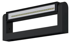 Brilagi - Външен стенен осветител SALERNO LED/12W/230V 35,5 cm черен IP65