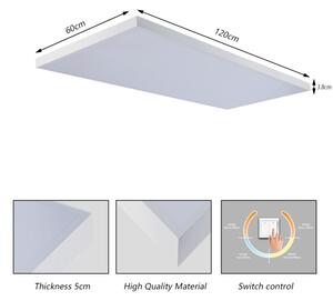 Brilagi - LED таванно осветително тяло за баня FRAME LED/96W/230V 120x60 cm IP44 бяло