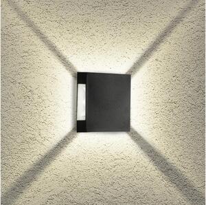 Brilagi - LED външна стенна лампа QUADRAY LED/4W/230V черна IP65