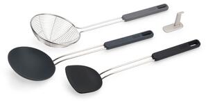 Комплект кухненски прибори от неръждаема стомана 3 бр Fusion Wok Set – Joseph Joseph