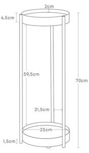 Метална стойка за цветя (височина 70 cm) Tower – YAMAZAKI