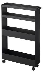 Матово черно стоманен рафт за баня 48x80,5 cm Tower – YAMAZAKI