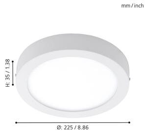 Eglo 98171 - LED външно осветително тяло ARGOLIS-C с възможност за димиране, LED/16,5W/230V, IP44