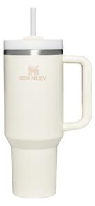 Кремав термос със сламка от неръждаема стомана 1,18 l Quencher H2.0 FlowState Tumbler Cream – Stanley