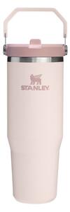 Светлорозов термос от неръждаема стомана 890 ml IceFlow™ Flip Straw 2.0 Tumbler Rose Quartz – Stanley