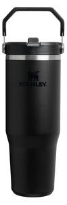Черен термос от неръждаема стомана 890 ml IceFlow™ Flip Straw 2.0 Tumbler Black – Stanley