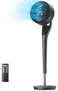 Вентилатор Dreo TurboPoly™ Fan 154, 36W, 3 режима, 9 скорости, Хоризонтална осцилация до 120°, HyperSilent, Черен