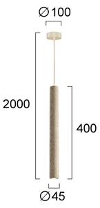 LED полилей на кабел LEONARD LED/7W/230V бежов