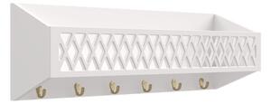 Бяла стенна детска закачалка 75x25 cm Harlequin – Cam Cam Copenhagen
