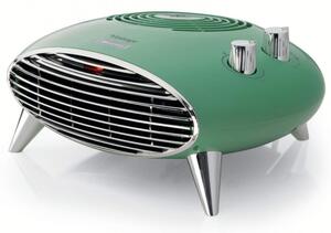 Вентилаторна печка Ariete Vintage 2.0 8211/04, 2000W, 2 скорости, Студен въздух, Термостат, Безшумна работа, Зелен