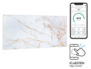 Klarstein Wonderwall Air Art Smart, инфрачервен нагревател, 120 х 60 см, 700 W, приложение, мрамор 1