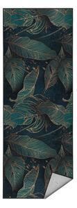 Пътека подходяща за пране в петролен цвят 80x200 cm Midnight Jungle – Mila Home
