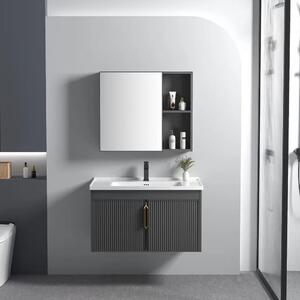 Комплект мебели за баня с мивка Astor 60cm Grey