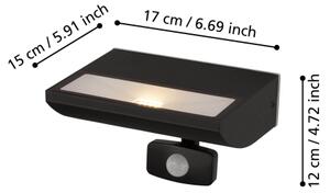 Eglo 99579 - Външно осветително тяло със сензор SORRONARO LED/10,5W/230V IP44