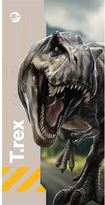 Сива памучна детска кърпа 70x140 cm Jurassic World "Rebirth" – Jerry Fabrics