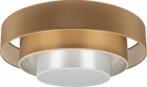 Duolla - LED Плафониера LUNETA LED/26W/230V Ø 60 см 4000K кафяв/златист