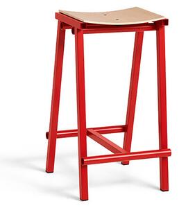 HAY - Taburete 8 Bar Stool Low Signal Червено Hay